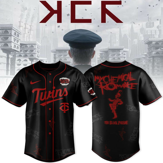 Minnesota Twins x Long Live The Black Parade – My Chemical Romance tour 2025 Jersey