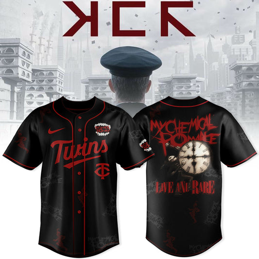 Minnesota Twins x Long Live The Black Parade – My Chemical Romance tour 2025 Jersey