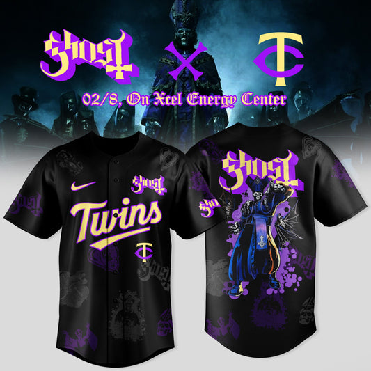 Minnesota Twins x Ghost Band World Tour 2025 Jersey