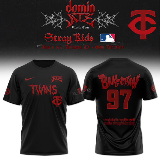 Minnesota Twins x Stray Kids Dominate World Tour 2025 Tshirt