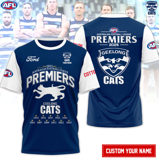 GEELONG CATS– AFL 2025 Champions Tshirt
