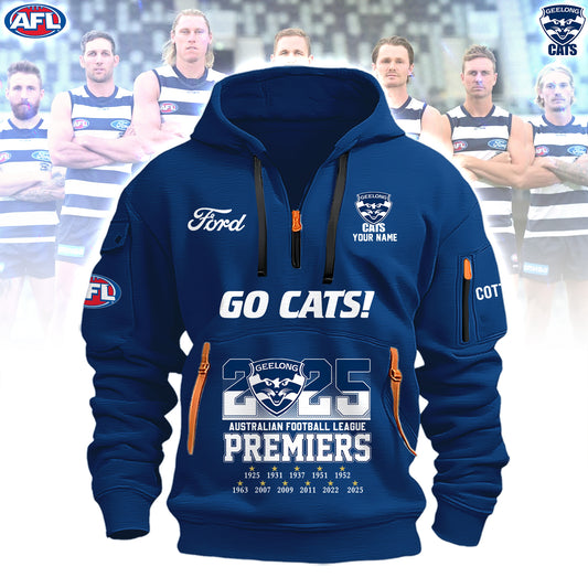 GEELONG CATS– AFL 2025 Champions Half Zip