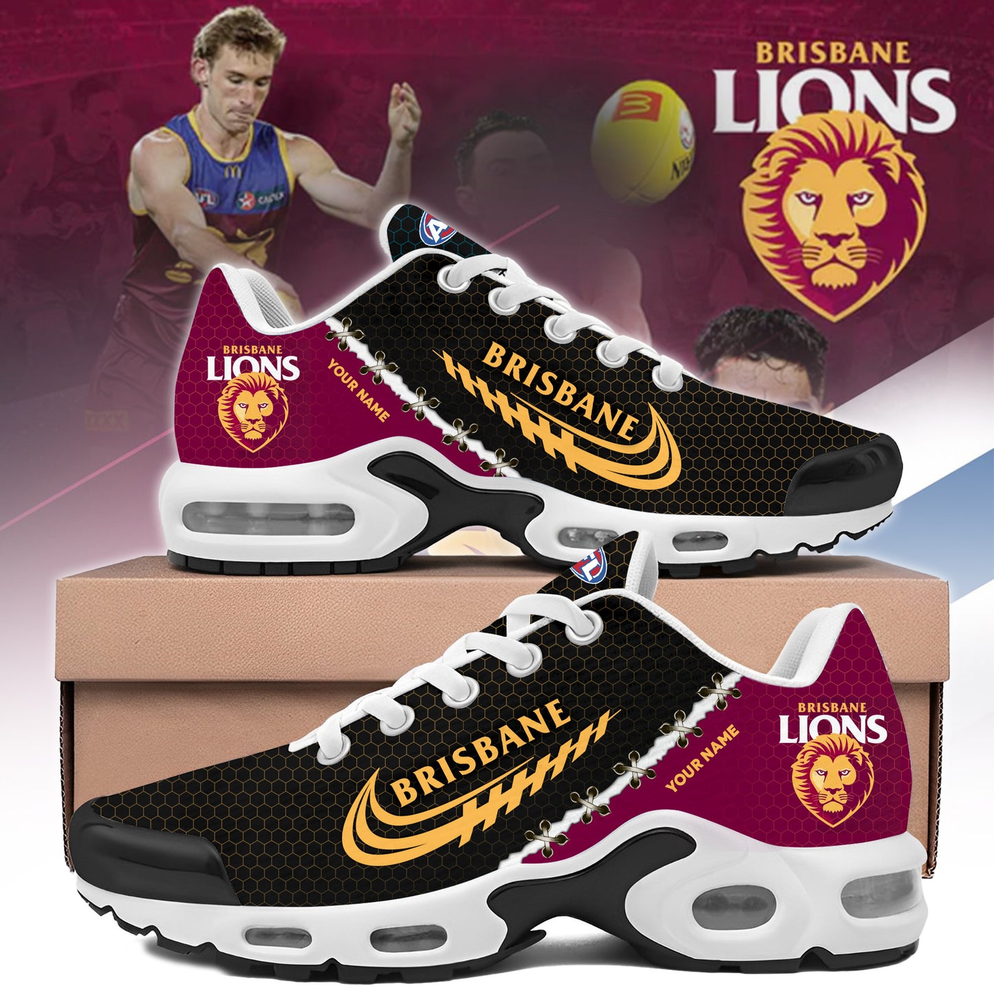 Brisbane Lions – AFL 2025 Champions New Shoes
