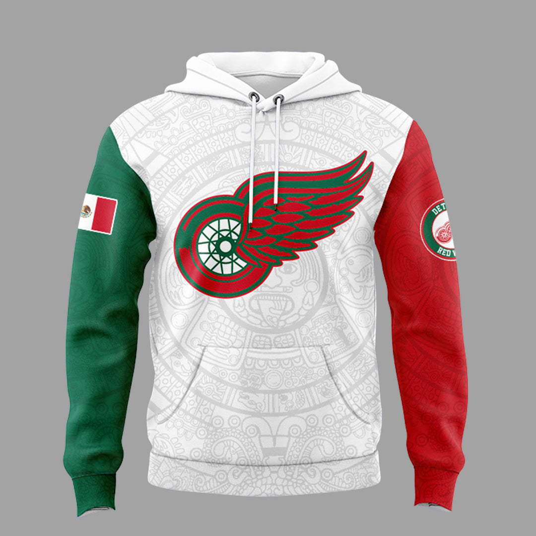Limited Edition Red Wings x Mexican Heritage Night 2025 Hoodie