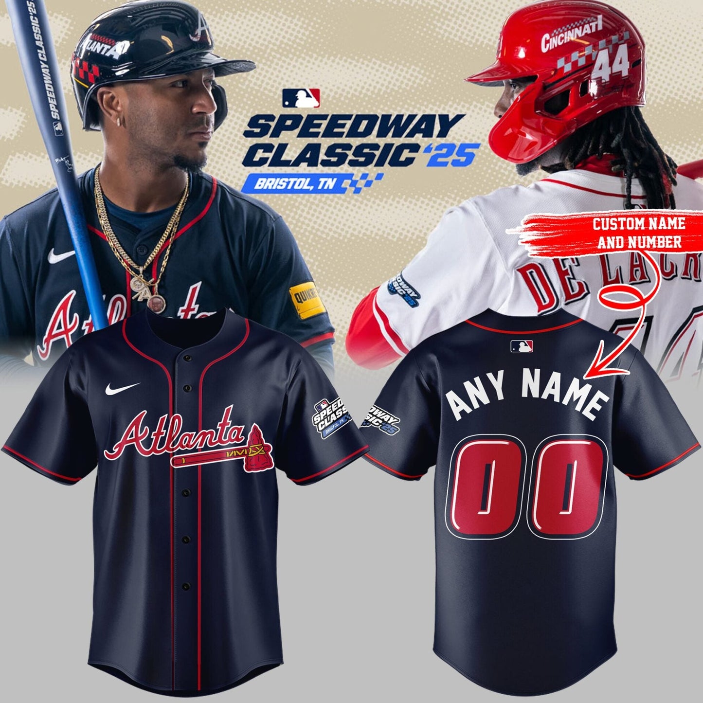 Speedway Classic ‘25 Limited Speed Custom Name And Number Jersey