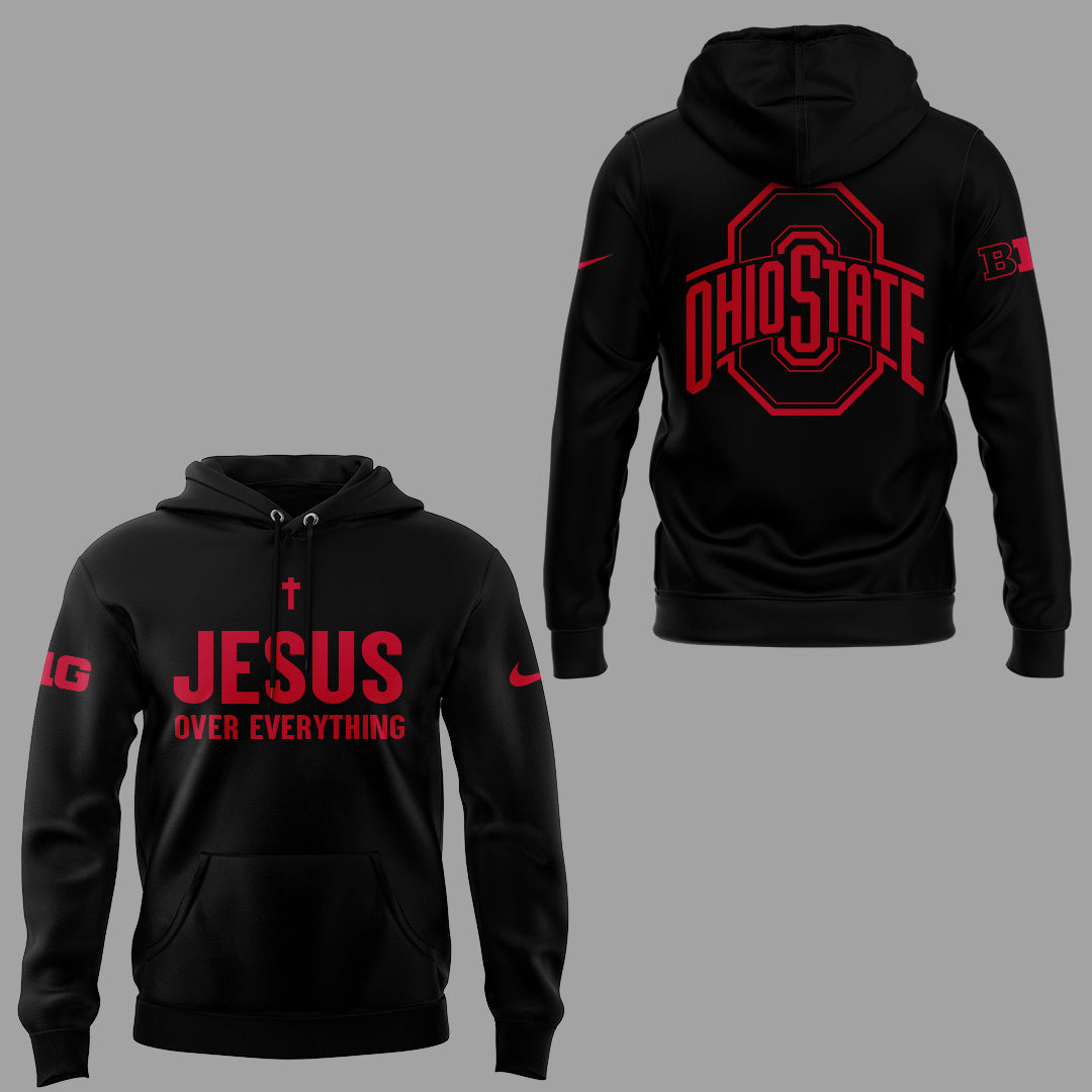 Limited Edition JESUS Over Everything Black Hoodie
