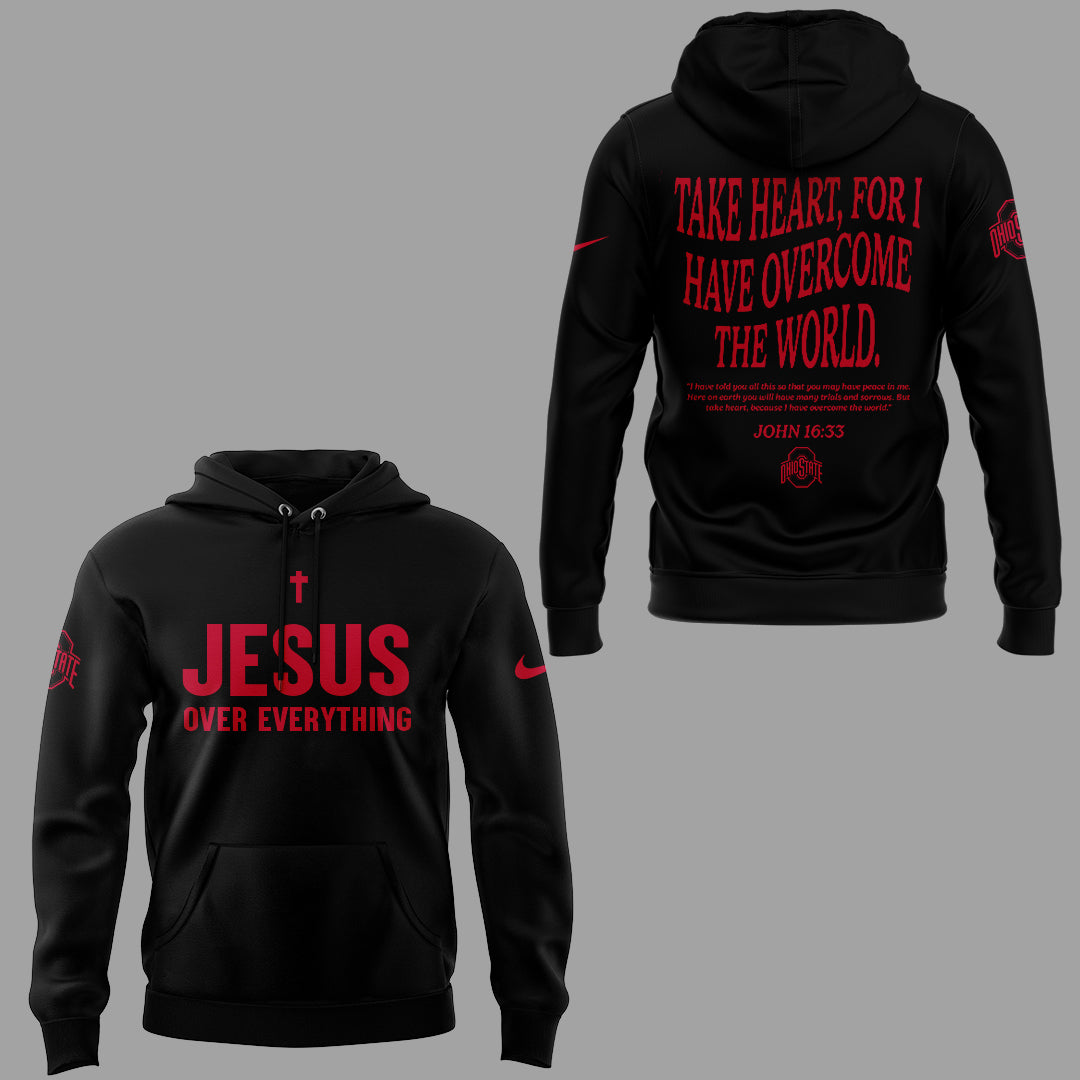 Limited Edition JESUS Over Everything Black Hoodie