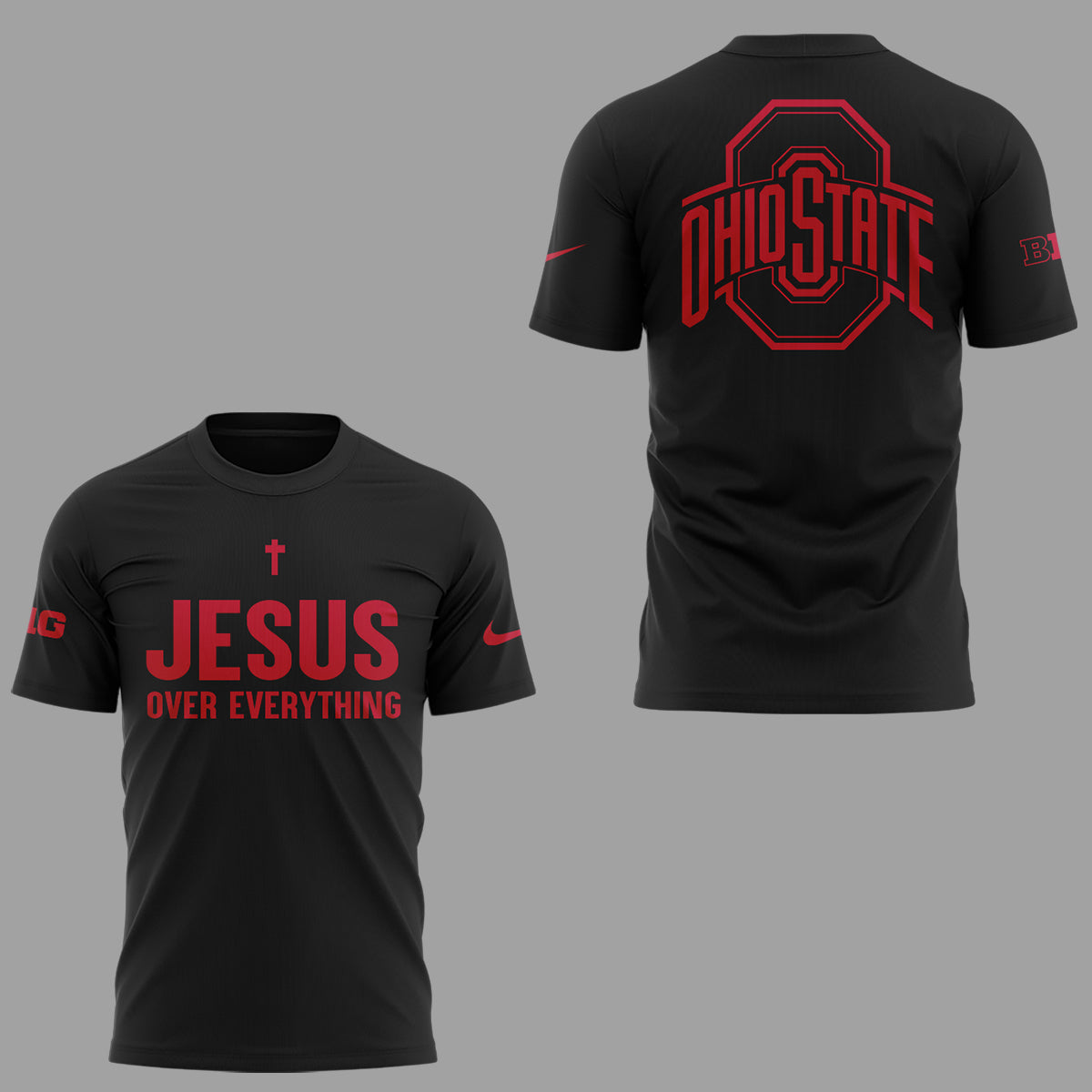 Limited Edition JESUS Over Everything Black TShirt