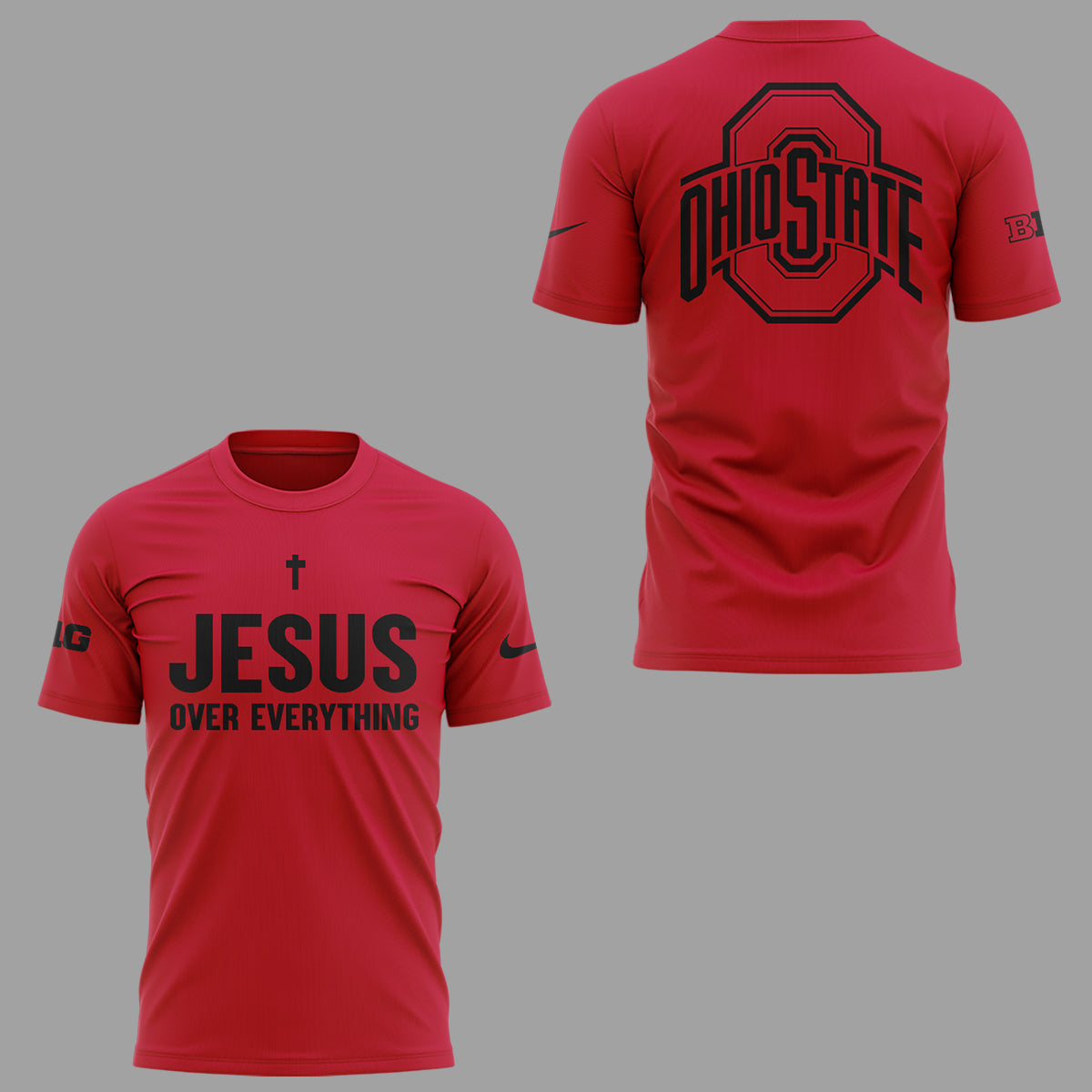 Limited Edition JESUS Over Everything Red TShirt