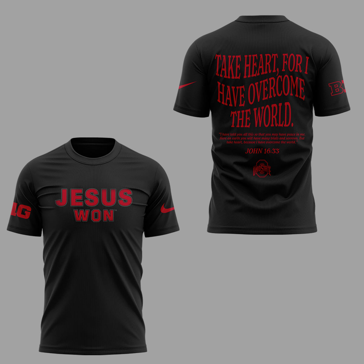 Limited Edition JESUS WON Black TShirt