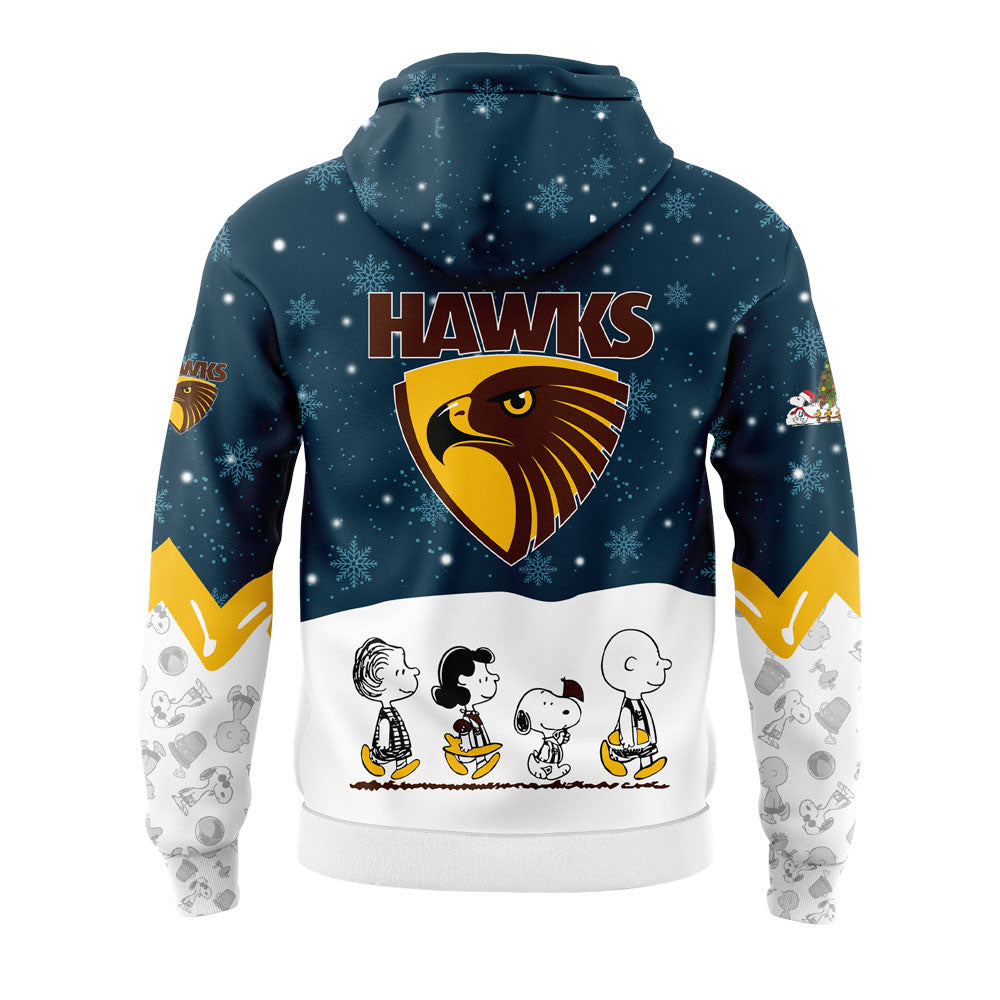 Hawthorn Football Club Peanuts & Snoopy Hoodie