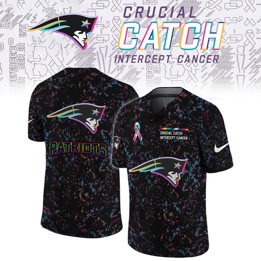 New England Patriots Crucial Catch Limited Football Jersey