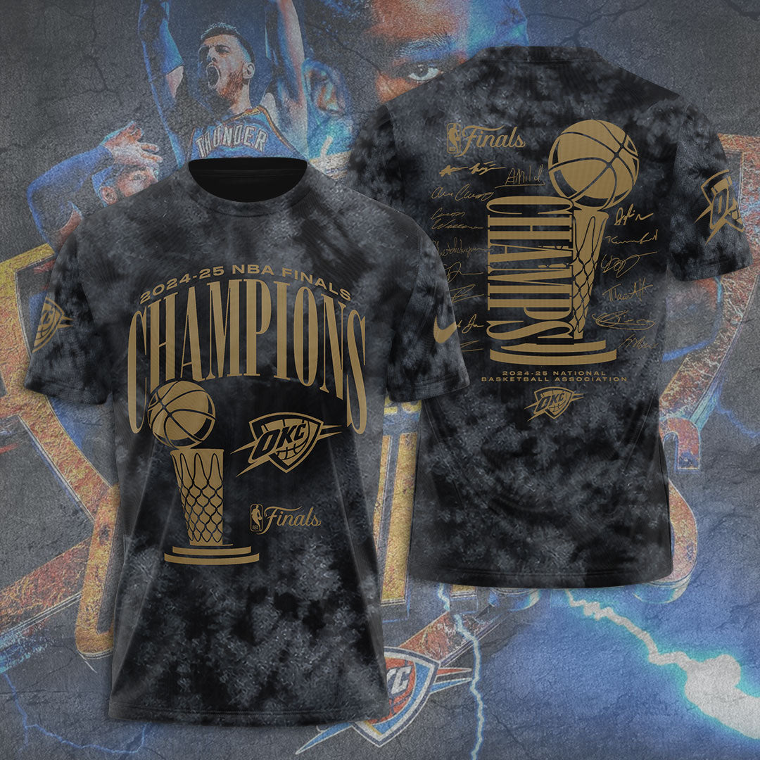 OKC THUNDER 2025 NBA CHAMPIONS T-Shirt