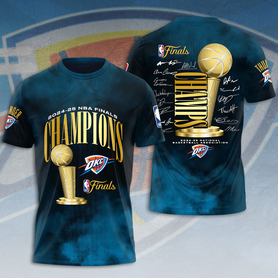 OKC THUNDER 2025 NBA CHAMPIONS T-Shirt