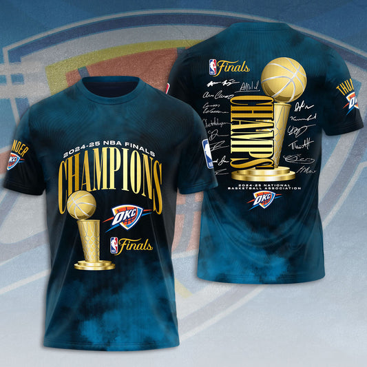 OKC THUNDER 2025 NBA CHAMPIONS T-Shirt