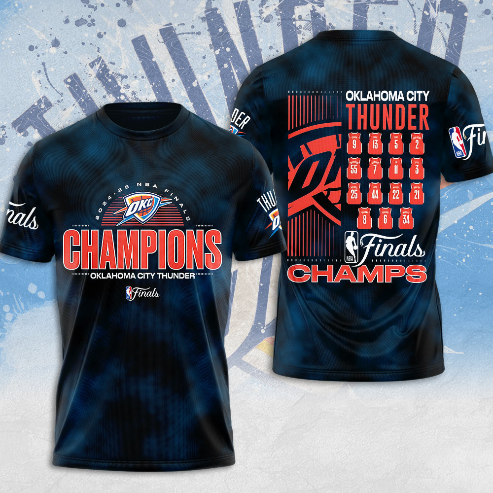 OKC THUNDER 2025 NBA CHAMPIONS T-Shirt