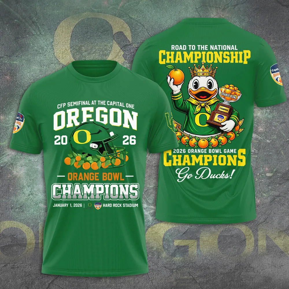 Oregon Ducks Football Back In Black 2025 Combo T-shirt