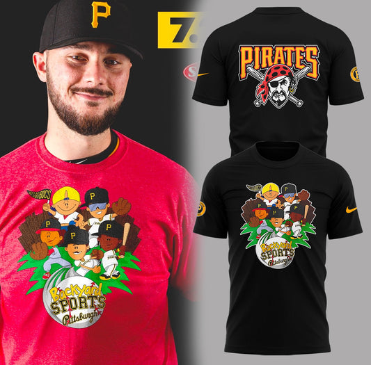 Pittsburgh Pirates x Backyard Sports Night TShirt