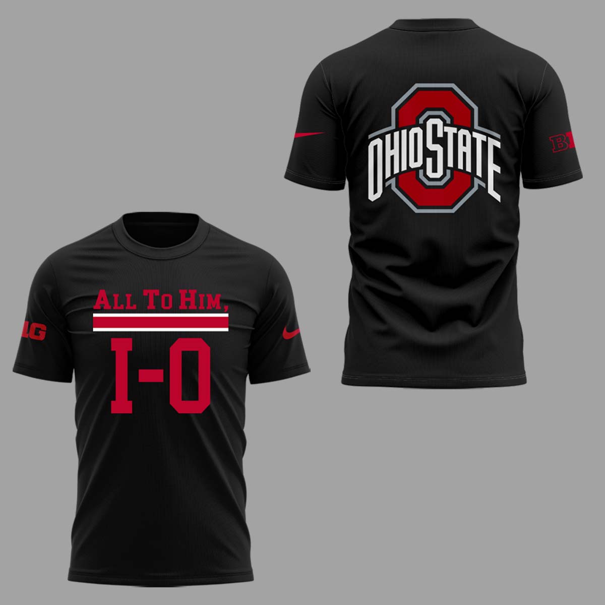 Special Edition “All to Him, I-O” Ohio Buckeyes Black TShirt
