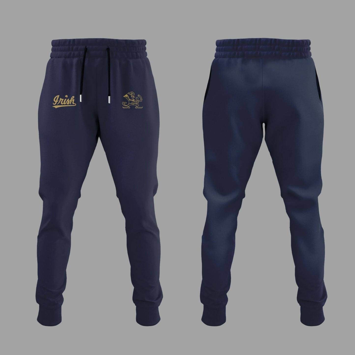 Limited Edition Notre Dame Coach Marcus Freeman Navy/Gold Hoodie
