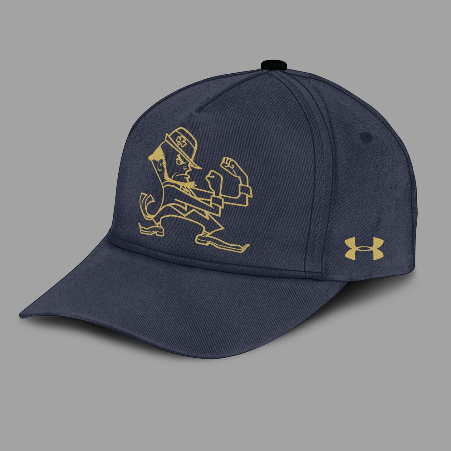 Limited Edition Notre Dame Coach Marcus Freeman Navy/Gold Hoodie