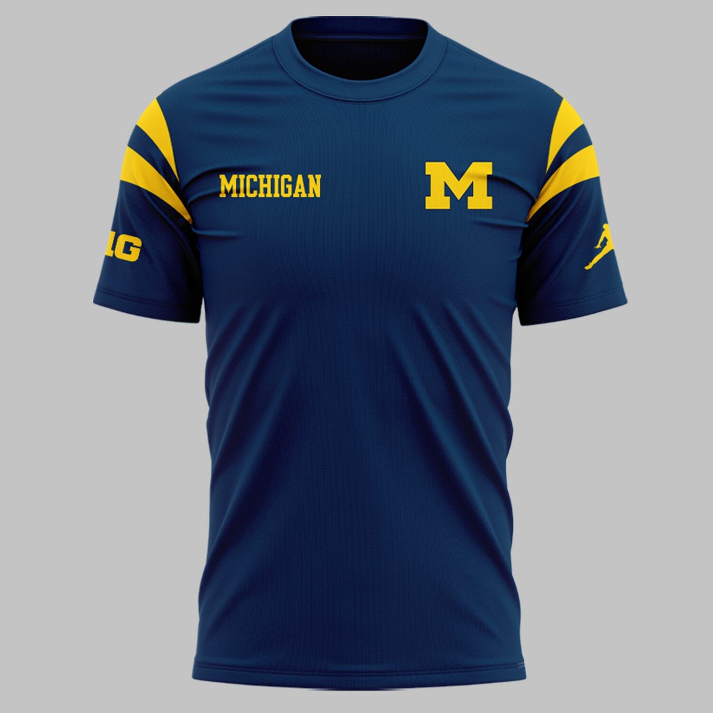 Limited Edition Michigan JESUS WON Navy T-Shirt