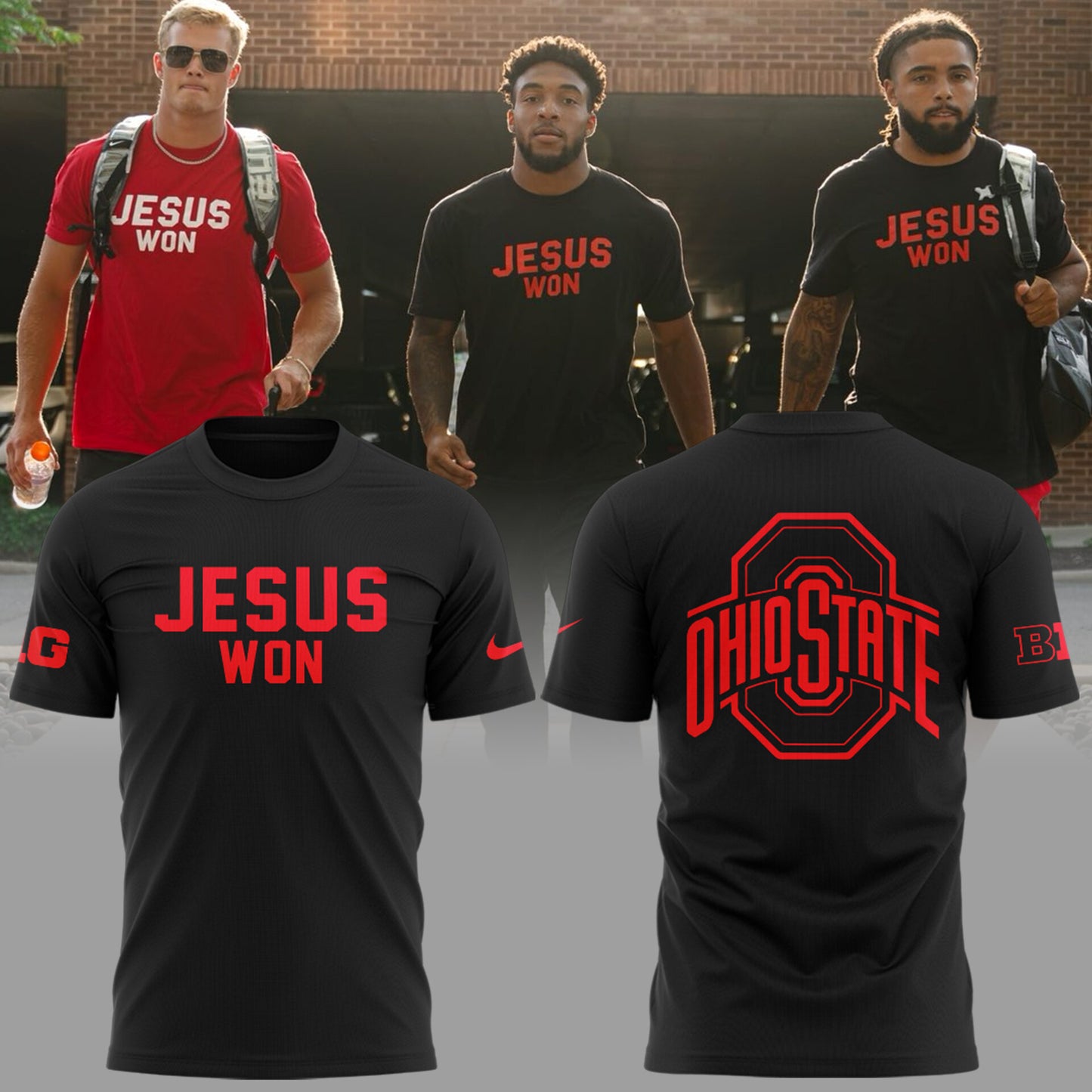 Limited Edition JESUS WON Black TShirt