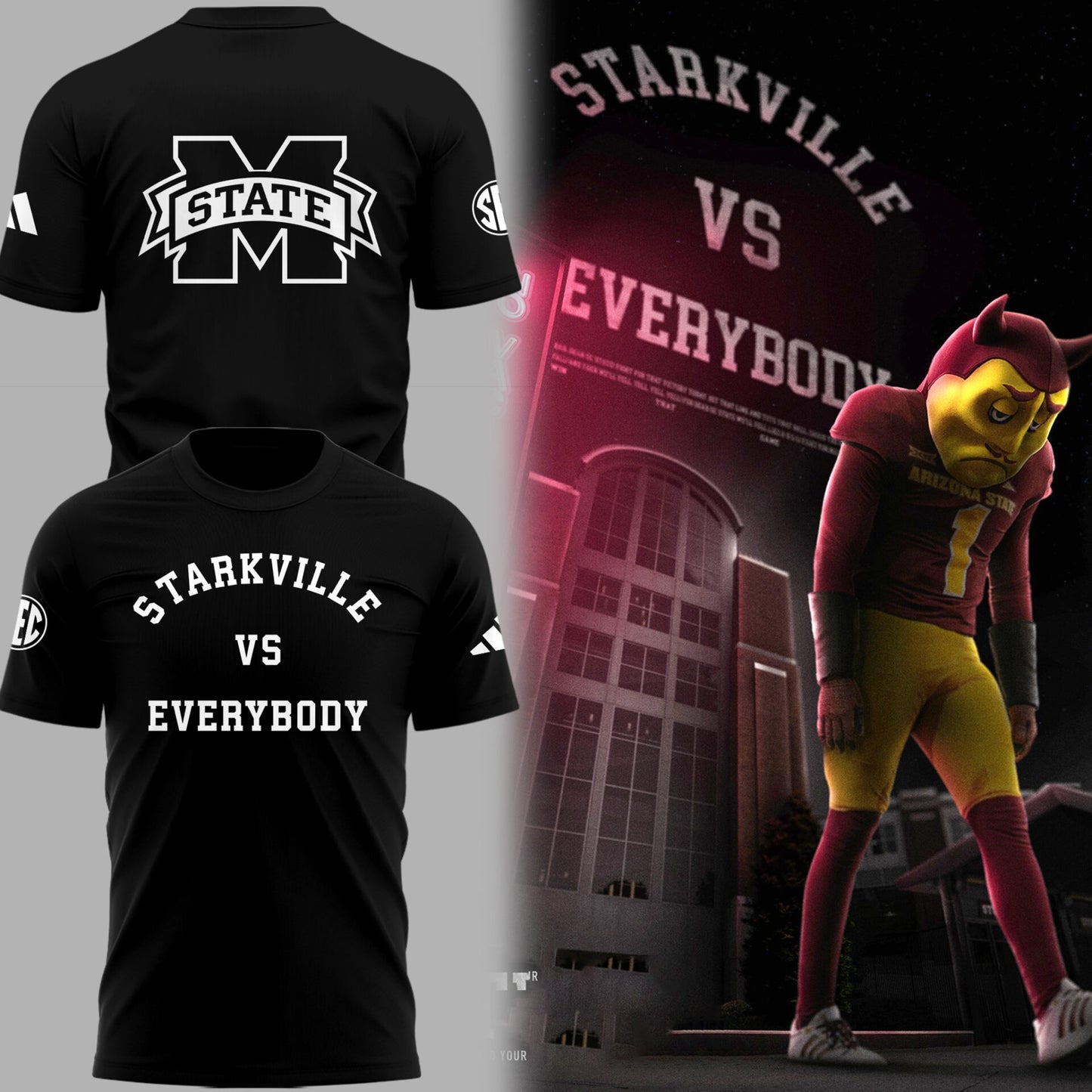 Special Edition Mississippi State Football “Starkville vs Everybody” TShirt