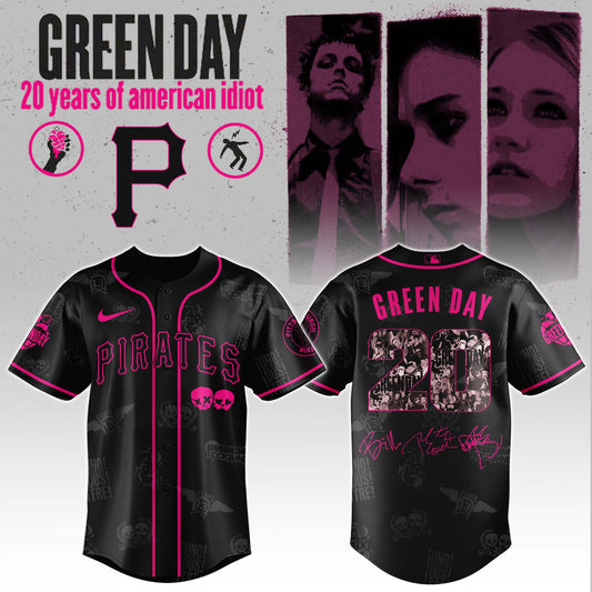 P Pirates x Green Day 20th Anniversary Jersey 2025 Editions Limited + Selling Out Fast