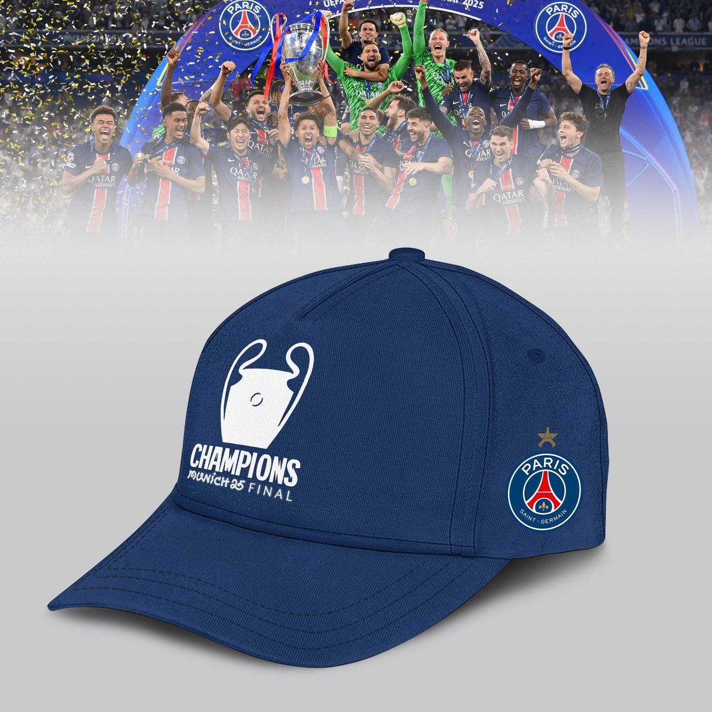 Paris Saint-Germain UEFA CHAMPIONS 2025 T-Shirt