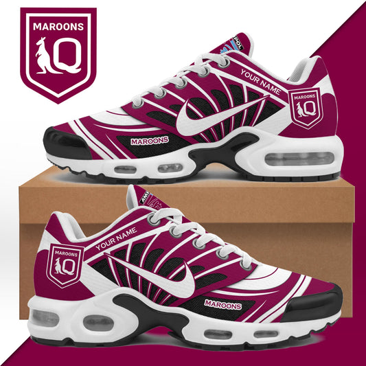 Queensland Maroons Air Max Plus Sport Custom Sneakers