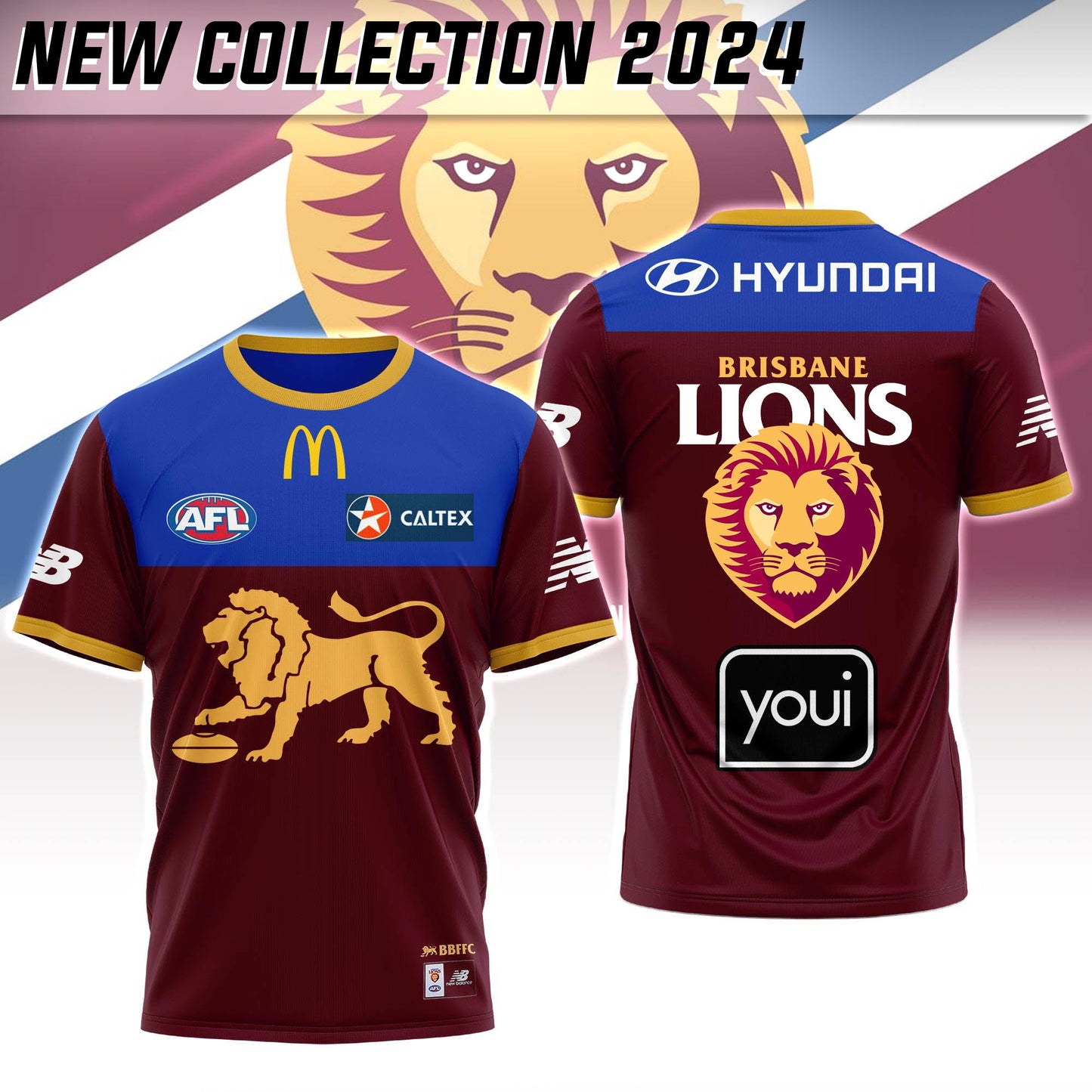 AFL Brisbane Lions Football Club Limited Edition Tee