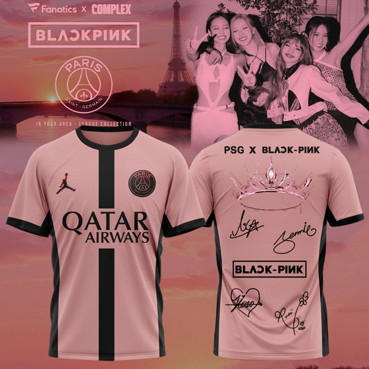 PSG x BLACKPINK Limited Edition 2025 New T-SHIRT