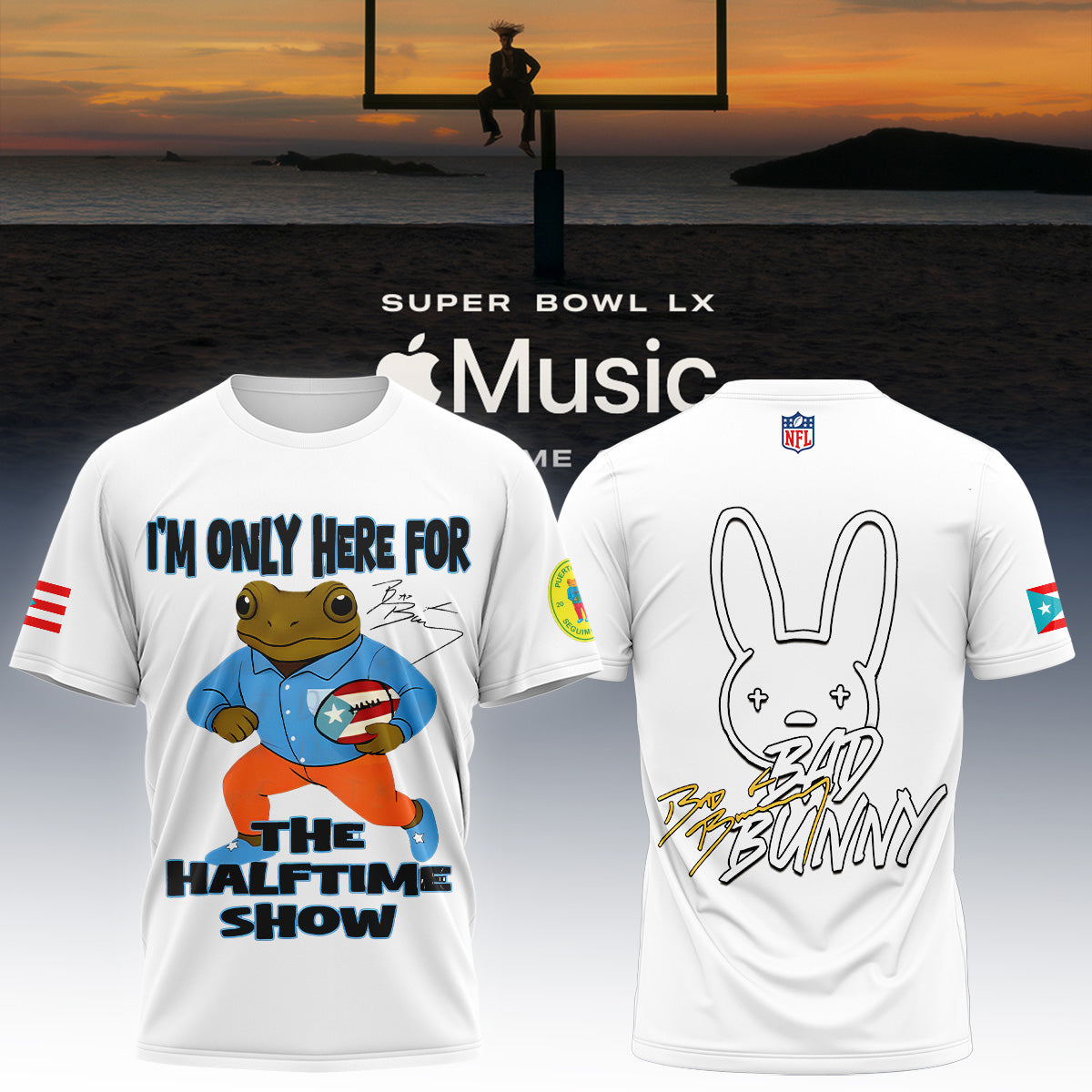 NFL x Bad Bunny Super Bowl Tshirt