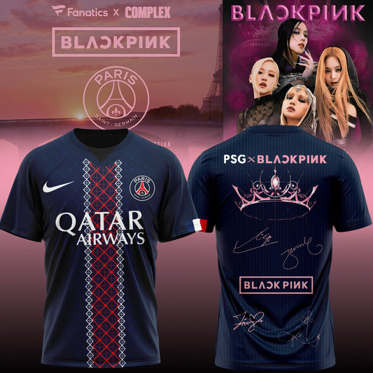 PSG x BLACKPINK Limited Edition 2025 New – TSHIRT&CAP