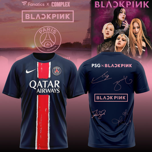 PSG x BLACKPINK Limited Edition 2025 New – TSHIRT&CAP