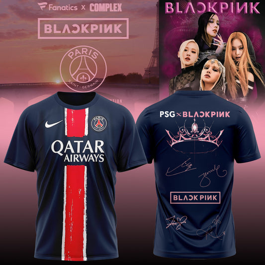 PSG x BLACKPINK Limited Edition 2025 New – TSHIRT&CAP
