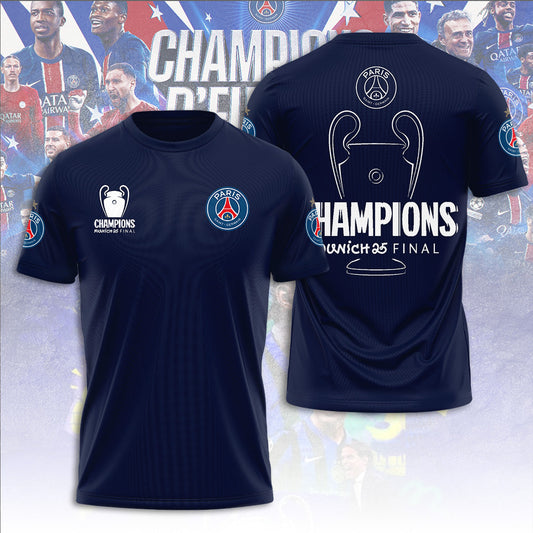 Paris Saint-Germain UEFA CHAMPIONS 2025 T-Shirt