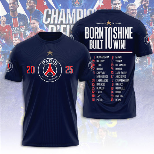 Paris Saint-Germain UEFA CHAMPIONS 2025 T-Shirt
