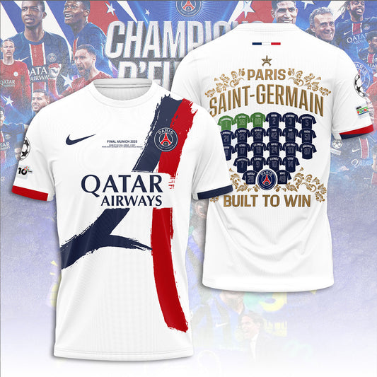 Paris Saint-Germain 3D Apparels T-Shirt
