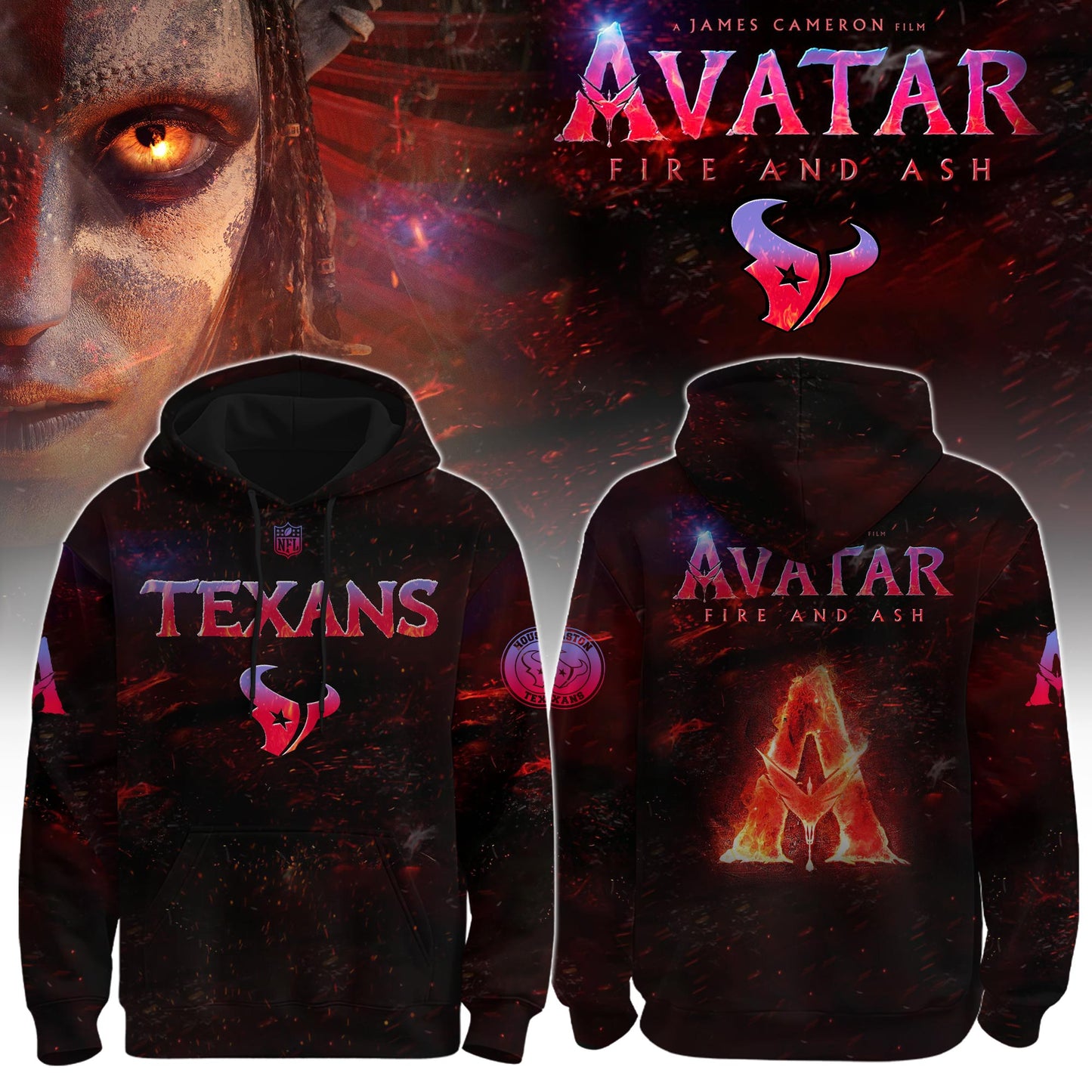 Houston Texans x Avatar 3 “Fire and Ash” Editions Limited +Selling Out Fast