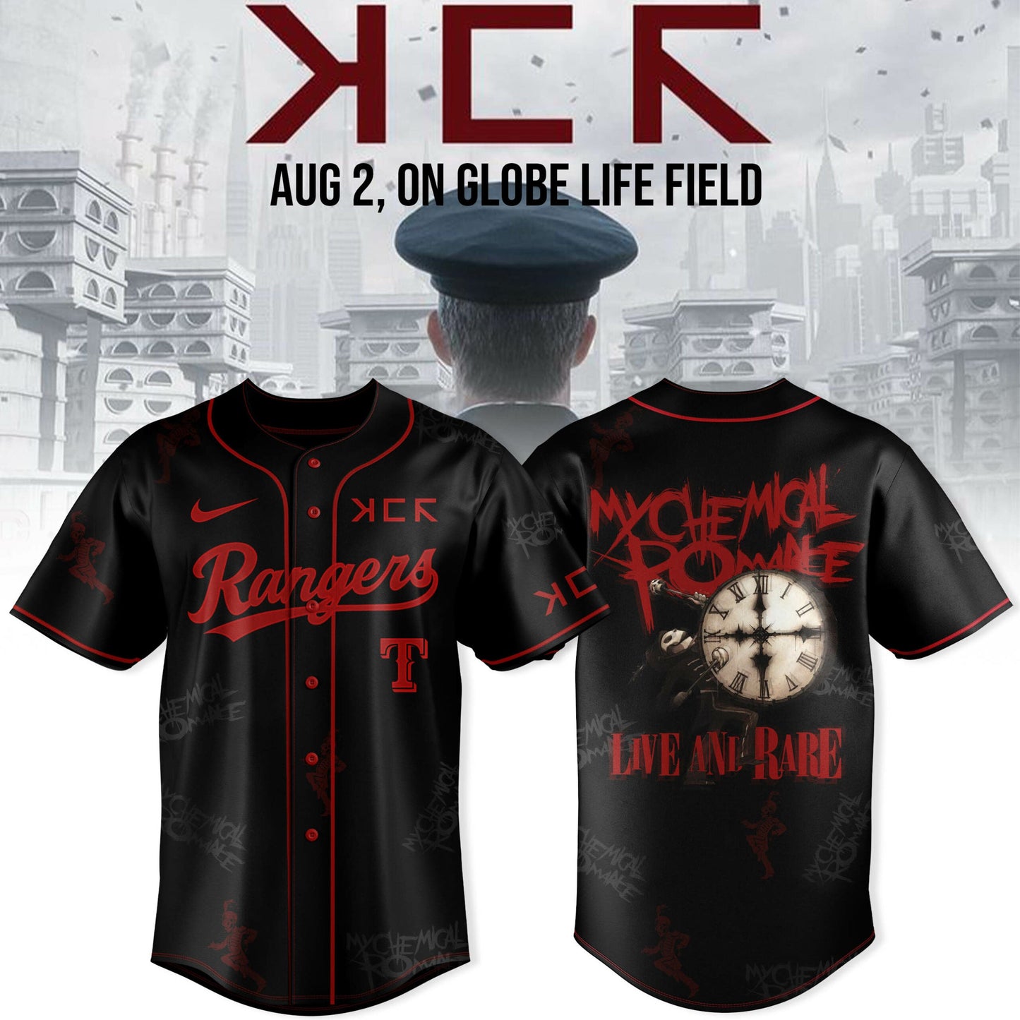 Texas Rangers x Long Live The Black Parade – My Chemical Romance