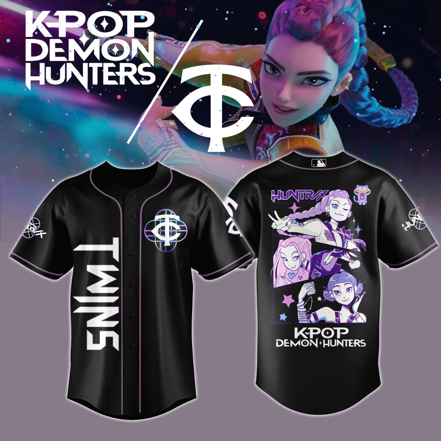 MLB x KPop Demon Hunters Jersey Editions Limited 2025