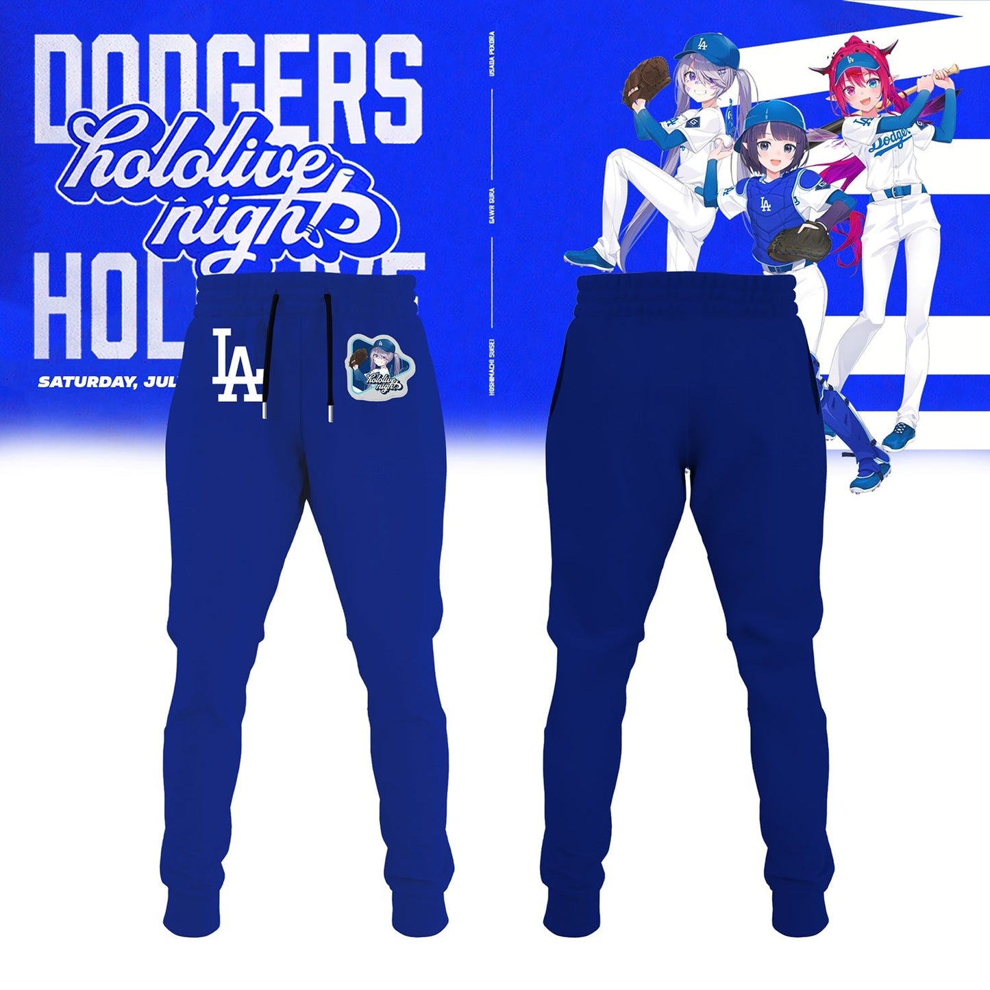 Los Angeles Dodgers _ Hololive Night Biboo Shirts 2025