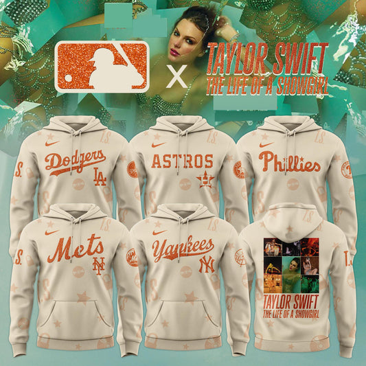 MLB x Taylor Swift “The Life of a Showgirl” 2025 Limited Editions Jersey Hoodie