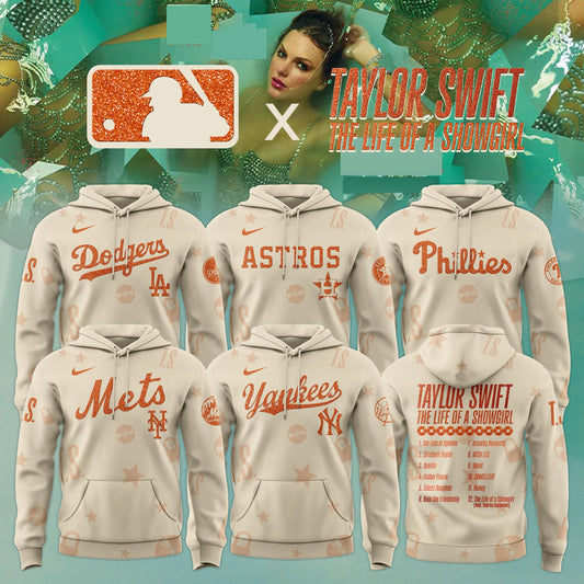 MLB x Taylor Swift “The Life of a Showgirl” 2025 Limited Editions Jersey Hoodie