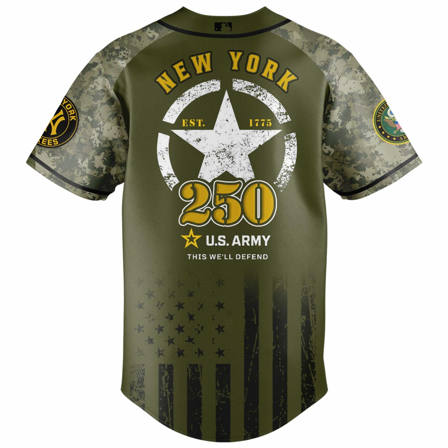 New York Yankees MLB x 250 U.S. ARMY Jersey 03