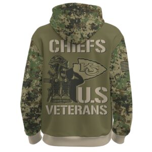 Kansas City Chiefs - Veteran Day 2025 Hoodie Limited Edions