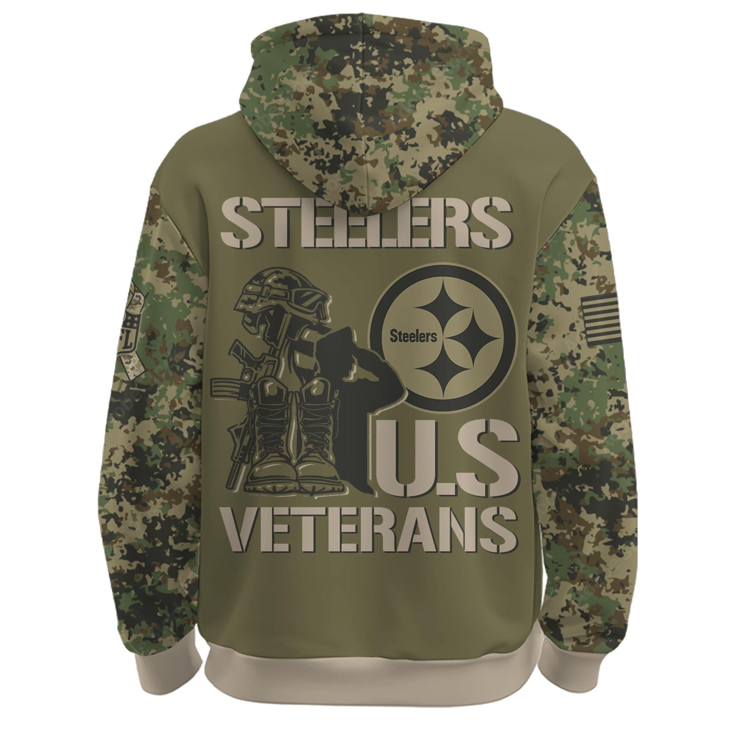 Pittsburgh Steelers - Veteran Day 2025 Hoodie Limited Edions