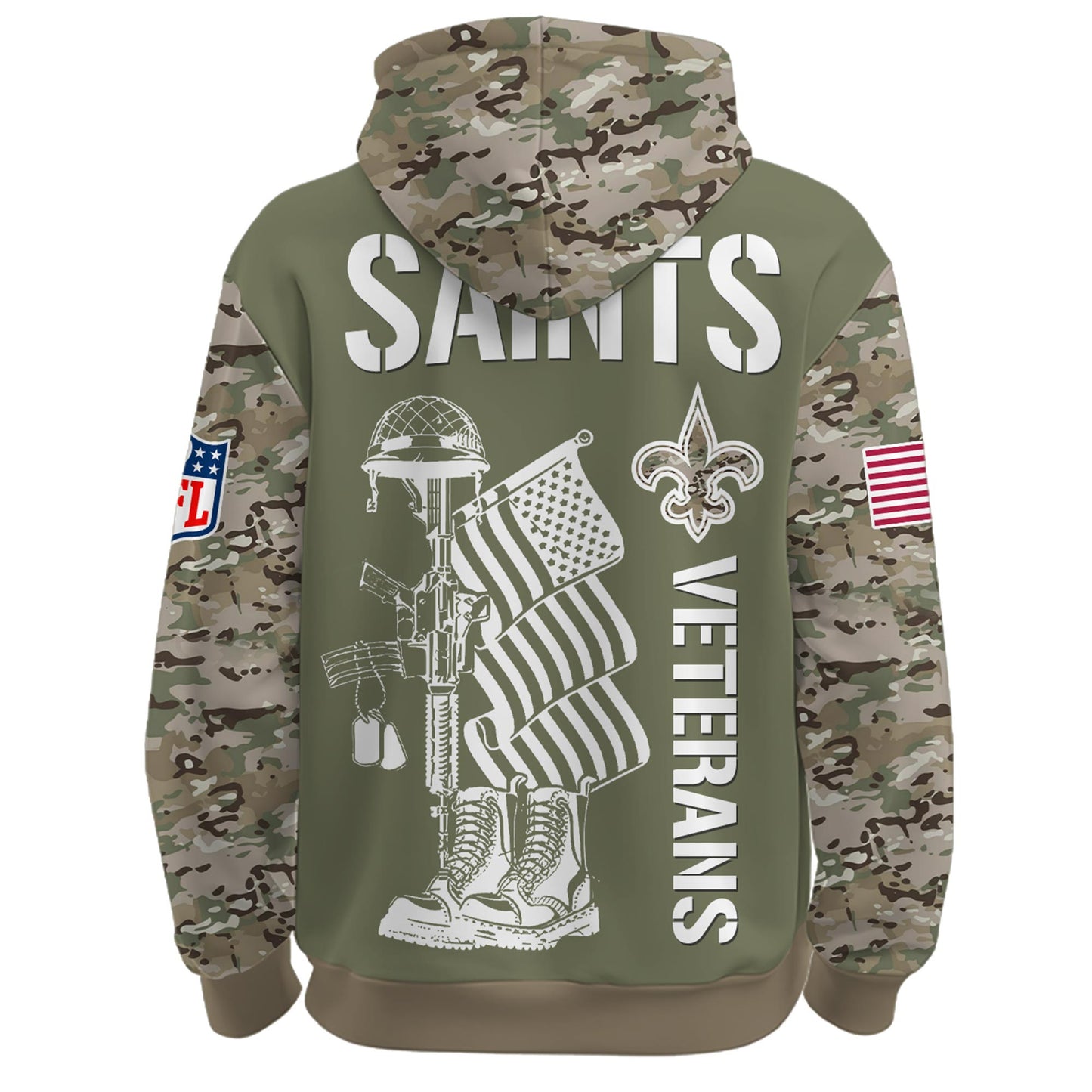 New Orleans Saints - Veteran Day 2025 Hoodie Limited Edions
